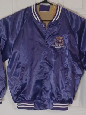 Hartwell Bomber Jacket Vtg SzXL Triple Crown Kentucky Derby Preakness Belmont